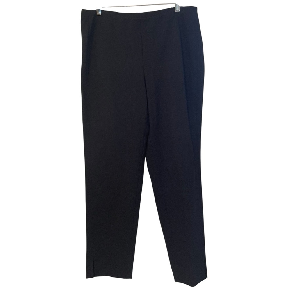 J. Jill Ponte Slim Black Leg Pants Large‎